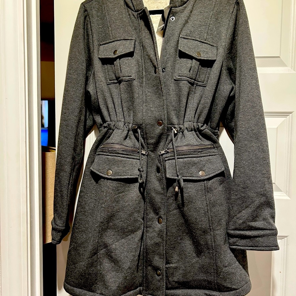 Torrid Women's Gray Utility Jacket NEW